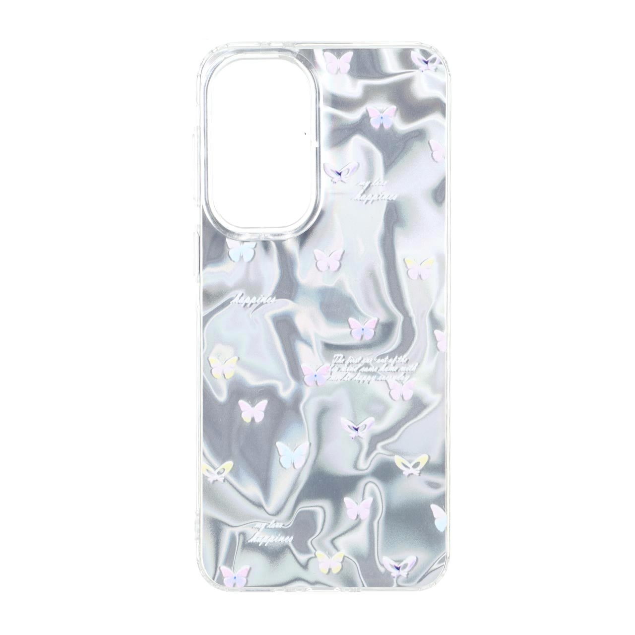 قاب Silver Cloud دور ژله ای طرح دار Samsung Galaxy A37 - کد 282